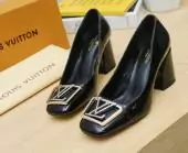 louis vuitton high heels classy paris  heel square head noir